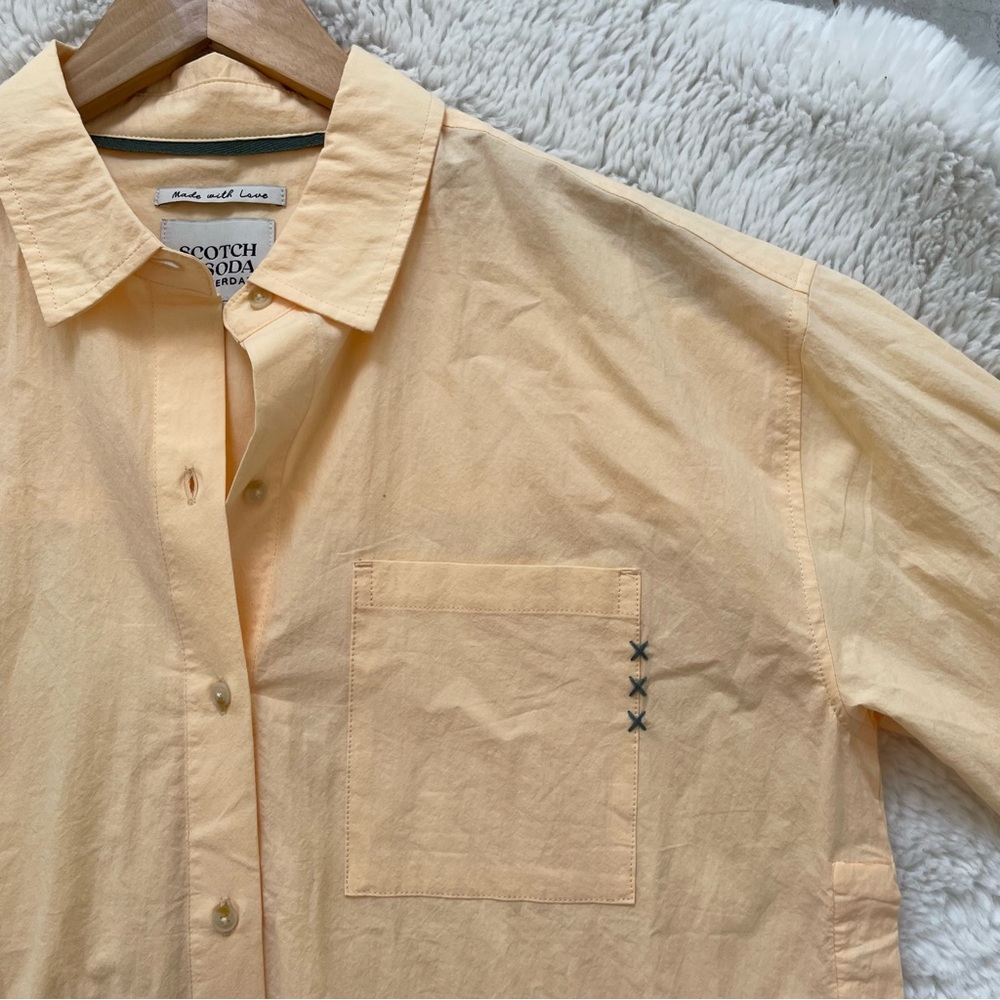Scotch & Soda Light Yellow Shirt